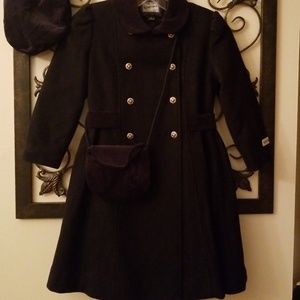 Rothchild coat, hat, purse.